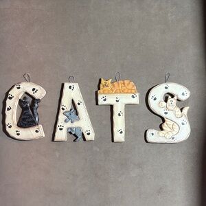 Decorative 'CATS' Wall Hanging